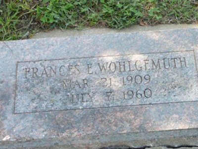Frances E Wohlgemuth on Sysoon