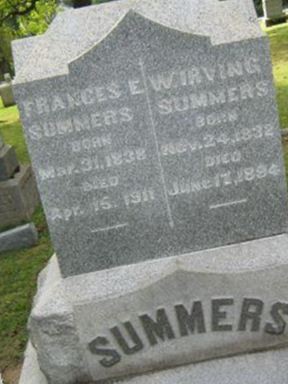 Frances Elizabeth Odell Summers on Sysoon
