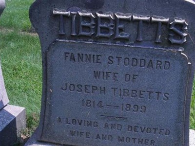 Frances "Fannie" Stoddard Tibbetts on Sysoon
