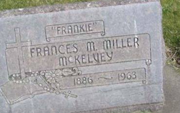 Frances M. 'Frankie' Miller McKelvey on Sysoon