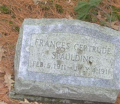 Frances Gertrude Spaulding on Sysoon
