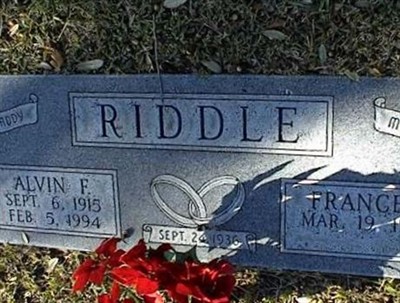Frances "Granny" Pierson Riddle on Sysoon
