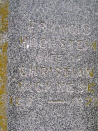 Frances Hochstein Bicknese on Sysoon