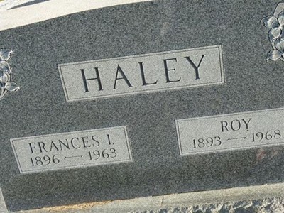 Frances I Haley on Sysoon