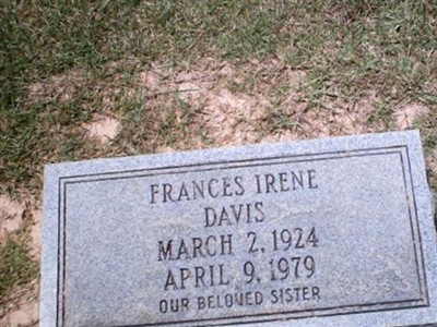 Frances Irene Davis on Sysoon