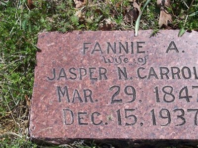 Frances Irene "Fannie" Pratt Carroll on Sysoon