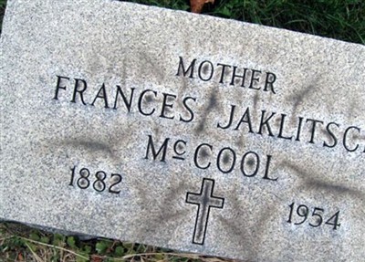 Frances Jaklitsch McCool on Sysoon
