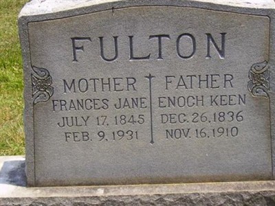 Frances Jane Fulton on Sysoon