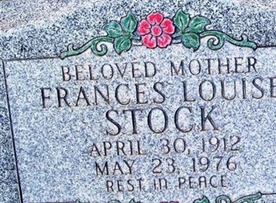Frances Louise Stock Adair on Sysoon