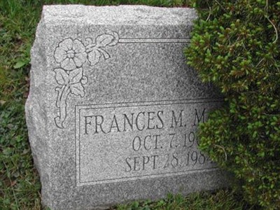Frances M Matson on Sysoon