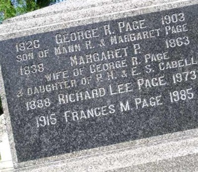 Frances M. Page on Sysoon