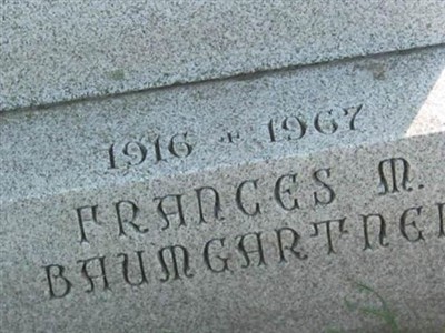 Frances Mabel Gidney Baumgartner on Sysoon