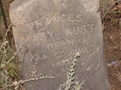 Frances Mary Rust on Sysoon