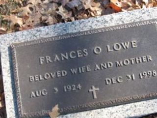 Frances O. Lowe on Sysoon