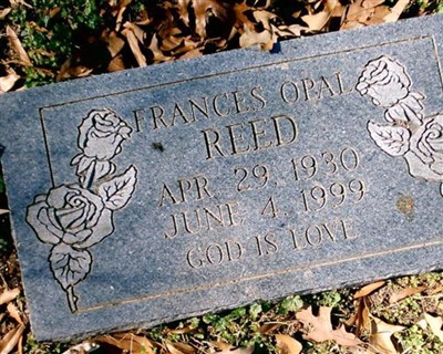 Frances Opal Reed on Sysoon