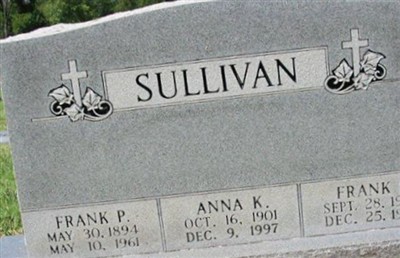 Frances Patrick Sullivan on Sysoon