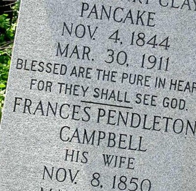 Frances Pendleton Campbell Pancake on Sysoon