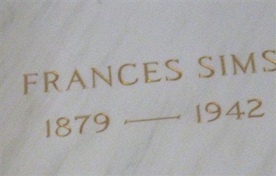 Frances Sims on Sysoon
