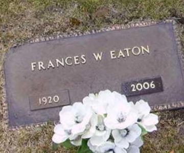 Frances W. Eaton on Sysoon