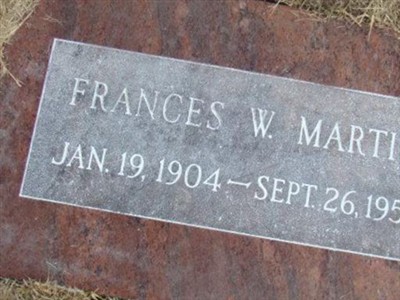 Frances W. Wright Martin on Sysoon