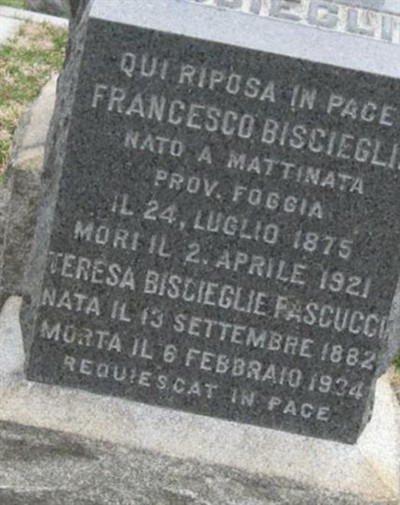 Francesco Biscieglie on Sysoon
