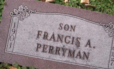 Francis Allen Perryman on Sysoon