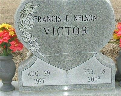 Francis E Nelson Victor on Sysoon