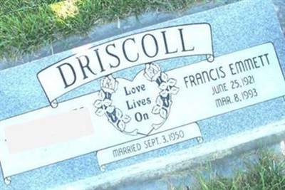 Francis Emmett Driscoll on Sysoon