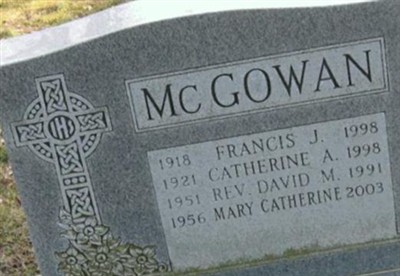 Francis J McGowan on Sysoon