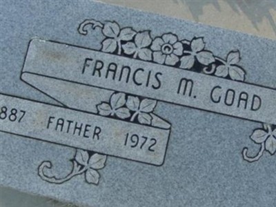 Francis M Goad on Sysoon