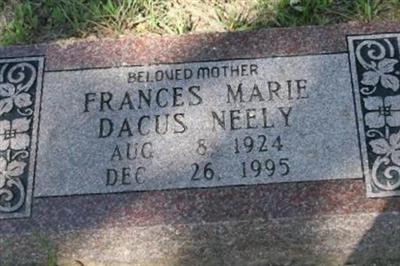 Francis Marie Dacus Neely on Sysoon