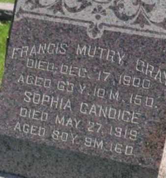 Francis Mutry Gray on Sysoon