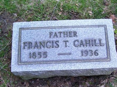 Francis T Cahill on Sysoon