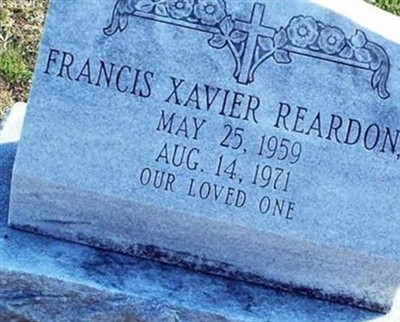 Francis Xavier Reardon, II on Sysoon