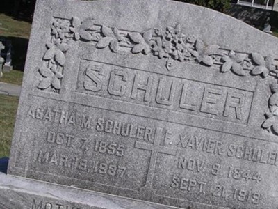 Francis Xavier Schuler on Sysoon