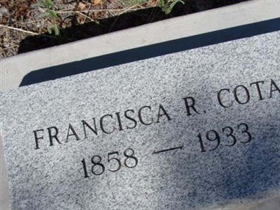 Francisca R Cota on Sysoon