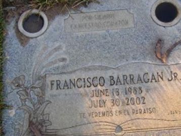 Francisco Barragan, Jr on Sysoon