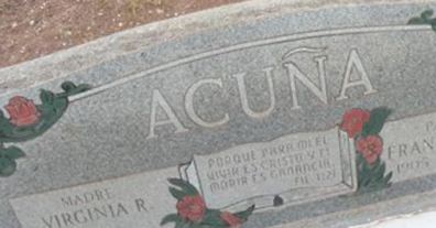 Francisco O "Frank" Acuna on Sysoon