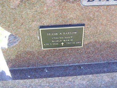 Frank A. Barlow on Sysoon