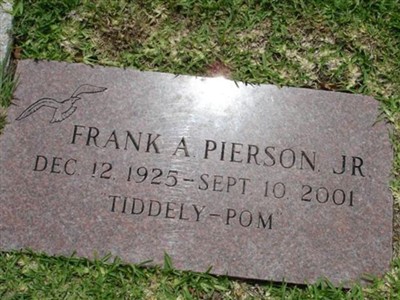 Frank A. Pierson, Jr on Sysoon