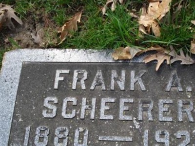 Frank A. Scheerer on Sysoon