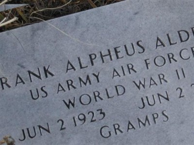Frank Alpheus "Gramps" Aldrich on Sysoon