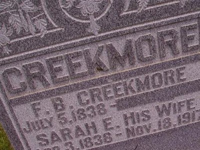 Frank B Creekmore on Sysoon