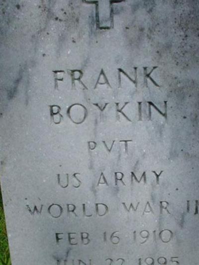 Frank Boykin on Sysoon