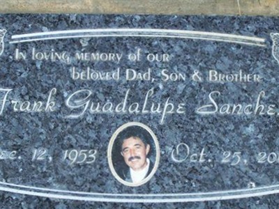 Frank Guadalupe Sanchez on Sysoon