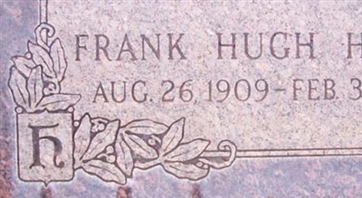 Frank Hugh Hunt on Sysoon