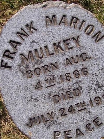 Frank Marion Mulkey on Sysoon