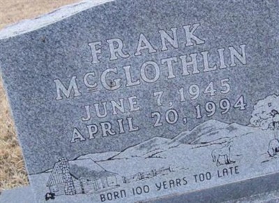 Frank McGlothlin on Sysoon