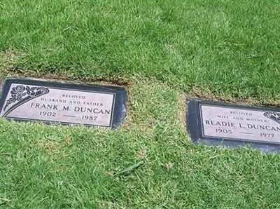 Frank Milton Duncan on Sysoon