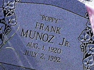Frank Munoz, Jr on Sysoon